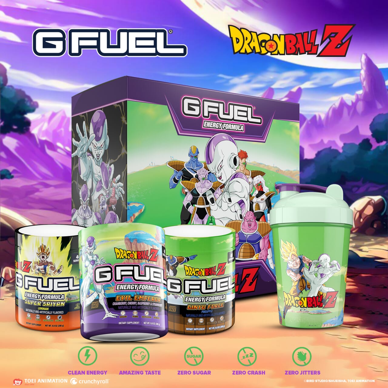 G FUEL's "Dragon Ball" Z Frieza Saga Collection Arrives Nov. 17! 