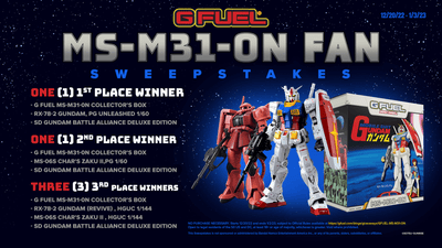 G FUEL Gundam MS-M31-0N Giveaway!