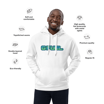 G FUEL| Earth Day Premium Eco Hoodie White XS 8129044_13107