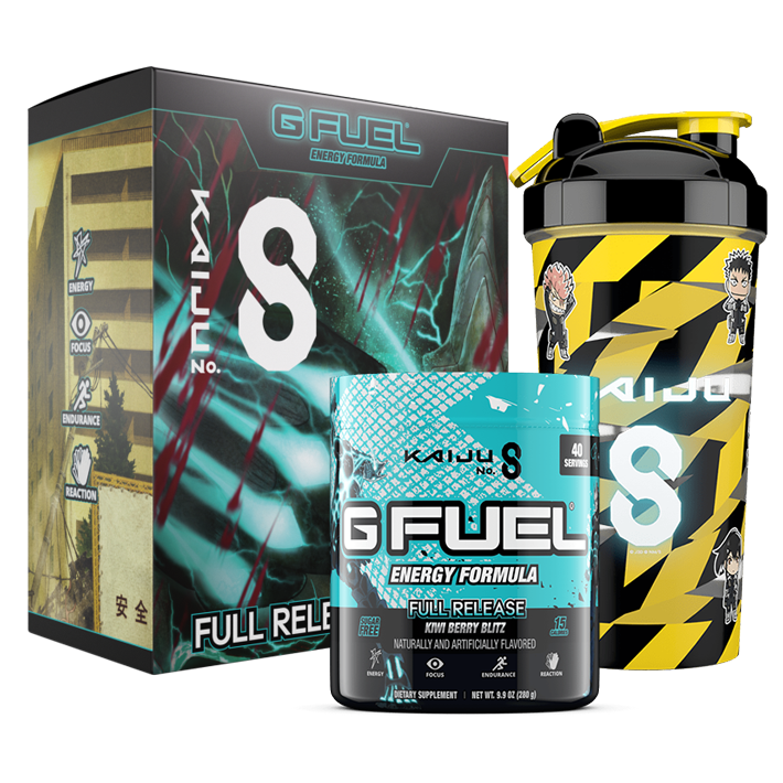 G FUEL| G FUEL x Kaiju No.8 Full Release Collector's Box Tub (Collectors Box) 