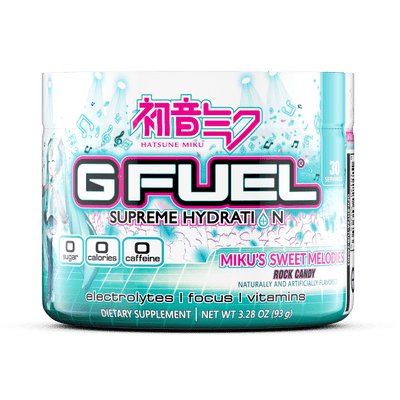 G FUEL| Miku's Sweet Melodies Supreme Hydration Hydration Tub 