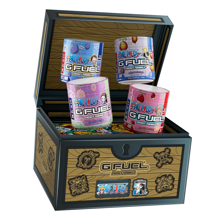 G FUEL| One Piece Treasure Chest Collector's Box Tub (Collectors Box) 