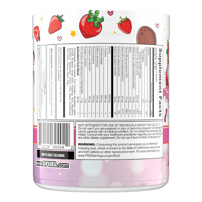 G FUEL| Strawberry GF Tub 