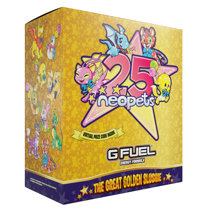 G FUEL| The Great Golden Slushie Collector's Box Tub (Collectors Box) 