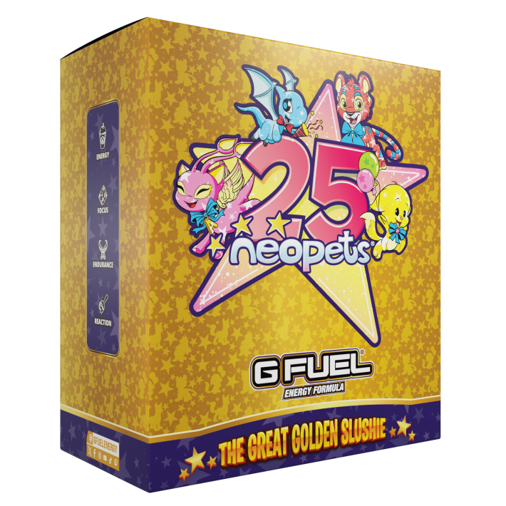 G FUEL| The Great Golden Slushie Collector's Box Tub (Collectors Box) 