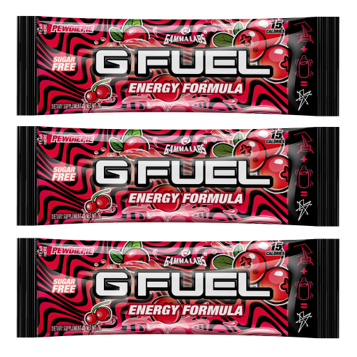 G FUEL| PewDiePie's Lingonberry (3 Pack) Pack 