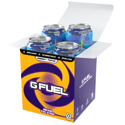 G FUEL| Sour Blue Chug Rug (Cans 4 Pack) RTD 