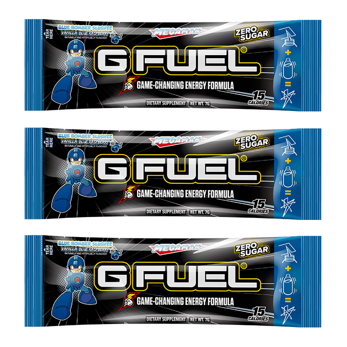 G FUEL| Blue Bomber Slushee (3 Pack) Pack 