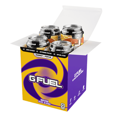 G FUEL| Divine Peach Cans RTD 4 Pack HALF-RTD-DP4-YP