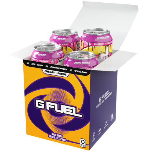 G FUEL| Hype Sauce Cans RTD 4 Pack RTD-HS4-YP