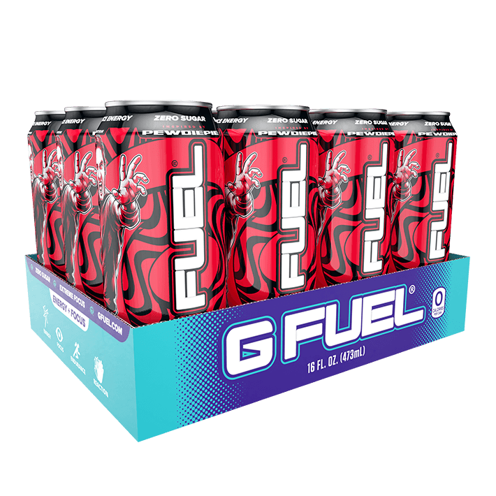 G FUEL| PewDiePie Cans RTD 12 Pack RTD-PDP12