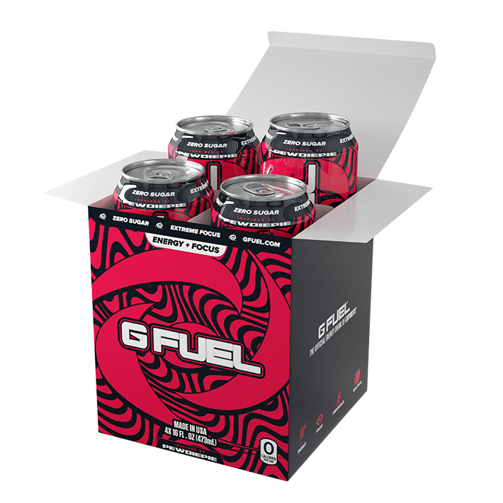 G FUEL| PewDiePie Cans RTD 4 Pack RTD-PDP4