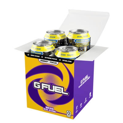 G FUEL| Power Pellet Cans RTD 4 Pack HALF-RTD-PAC4-YP