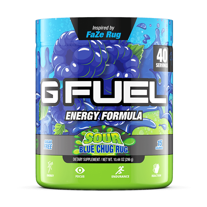 G FUEL| Sour Blue Chug Rug Tub 