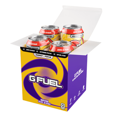 G FUEL| Sour Power Cans RTD 4 Pack HALF-RTD-KN4-YP