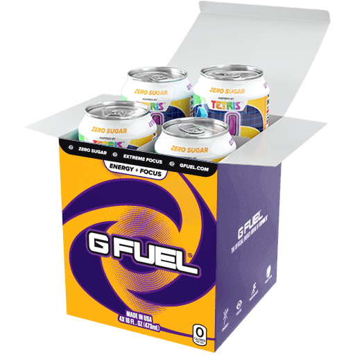 G FUEL| Tetris™ Blast Cans RTD 4 Pack RTD-TE4